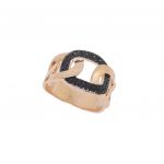 Gold plated silver  925° ring (code FC001892)