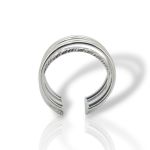 Ασημένιο δαχτυλίδι απο επιπλατινωμένο ασήμι 925° (code SVX2402607)