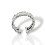 Ασημένιο δαχτυλίδι απο επιπλατινωμένο ασήμι 925° (code SVX2501028)