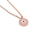 Rose gold plated silver 925° evil eye necklace codeFC1942