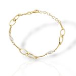 Βραχιόλι επιχρυσωμένο απο ασήμι 925 ( code SHK001302 ) 