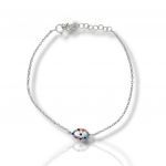 Bracciale in argento 925º dorato  (code FC011411)