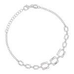 Βραχιόλι απο επιπλατινωμένο ασήμι 925 ( code SVX2101603 ) 