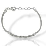 Βραχιόλι απο επιπλατινωμένο ασήμι 925 ( code SVX2201676 ) 