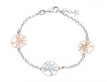 Platinum plated silver 925° bracelet with the tree of life (code S231953)
