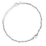 Βραχιόλι απο επιπλατινωμένο ασήμι 925 ( code SVX2401423 ) 