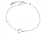 Bracciale Cuore in argento 925° rodiato (code S257337)