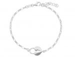 Platinum plated silver 925° bracelet (code S266971)