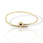 Ασημένιο βραχιόλι 925° επιχρυσωμένο με μάτι (code FC002816)