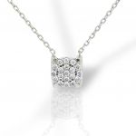 Platinum plated silver 925° necklace (code FC010845)