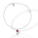 Platinum plated silver 925° bracelet (code FC2794)