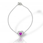 Platinum plated silver 925° bracelet (code FC2795)