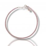 Platinum plated silver 925º riviera bracelet 2.2mm (code FCM002709)