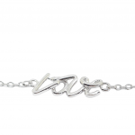Bracciale LOVE in argento 925º rodiato  (code FC001485)