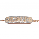 Bracciale AMORE in argento 925º dorato  (code FC004770)