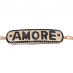 Rose gold plated silver 925º AMORE bracelet (code FC004771)