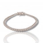 Tennis in argento 925º rodiato 2.8mm  (code SHK915130Β)