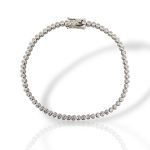 Ριβιέρα ασημένια 925° επιπλατινωμένη (code SHK1063131)