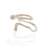 Rose gold plated silver 925° bracelet-ring (code SHK688C)