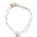 Rose gold plated silver 925° bracelet (code SHK880)