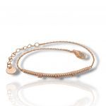 Rose gold plated silver 925º bracelet (code SHK901112R)