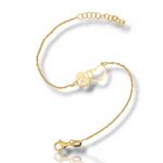 Bracciale Cuore in argento 925° dorato oro Giallo (code SHK905110G)
