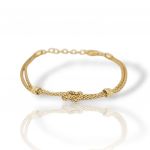 Gold plated silver 925º brangle (code SHK905116)