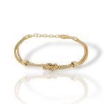 Βραχιόλι απο επιχρυσωμένο ασήμι 925 ( code SHK905116BR ) 