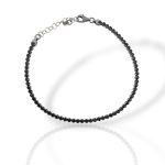 Ριβιέρα ασημένια 925° επιπλατινωμένη  (code SHK905121)