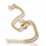 Gold plated silver 925° bracelet (code SHK9061109)