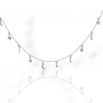 Platinum plated silver 925° necklace   (code FC003796)