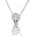 Platium plated silver 925° necklace (code FC004648)