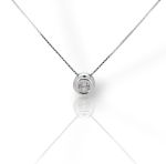 Platium plated silver 925° necklace  (code FC012590)