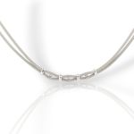 Κολιέ απο επιπλατινωμένο ασήμι 925° (code SVX1500687)