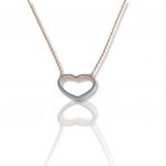 Girocollo Cuore in argento 925° dorato  (code FC003653)