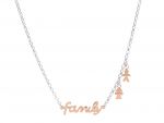  Platinum plated silver 925° necklace  (code S241516)