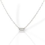 Κολιέ επιπλατινωμένο ασήμι απο ασήμι 925° (code SVX2500835)