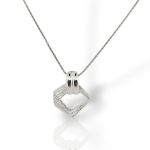 Platinum plated silver 925º necklace (code SVX2500864)
