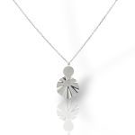 Platinum plated silver necklace (code SVX2500923)