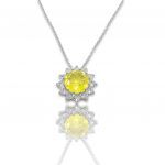 Platinum plated silver 925° necklace  (code FC266315)