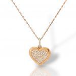 Girocollo Cuore I LOVE YOU in argento 925° dorato (code FC004445)