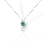 Platinum plated silver 925º necklace (code FC005376)