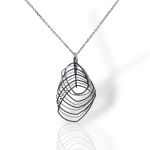 Platinum plated silver 925º necklace (code SVX1600424)