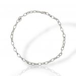 Platinum plated silver 925° necklace (code FC007989)