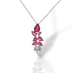 Collana in argento rodiato oro Giallo con pietre sintetiche (code FC008926)