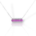 Platinum plated silver 925° necklace   (code FC009587)