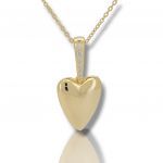 Yellow Gold plated silver 925º heart necklace (code FC009779)