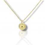 Collana in argento placcato oro(code FC010539)