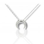 Platinum plated silver necklace  (code FC010540)