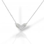 Girocollo Cuore in argento 925° rodiato (code FC012037)